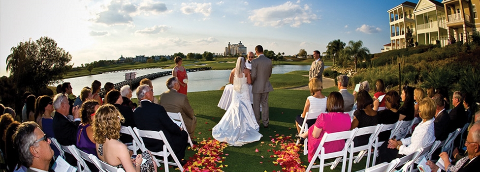 golf course wedding